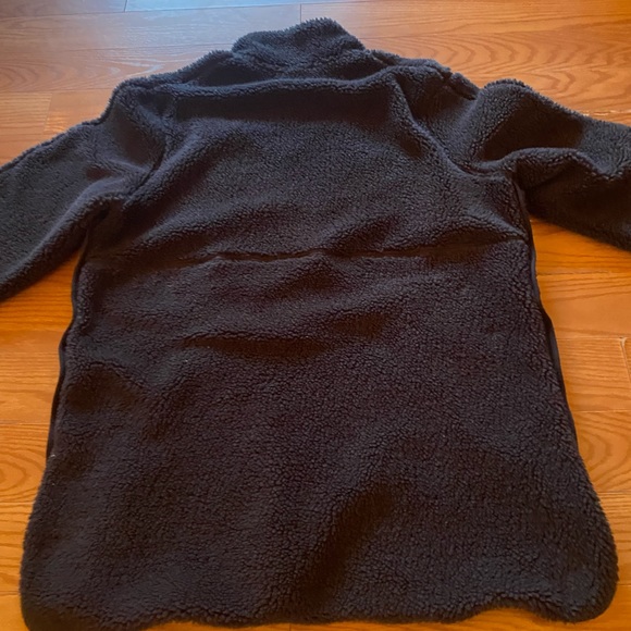 Nike Yoga Sherpa Anorak Pullover Half-Zip Jacket Men’s Medium Navy Blue - Picture 7 of 12